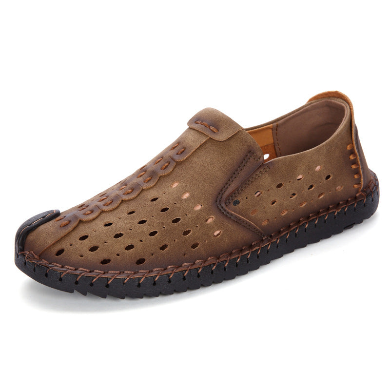 Atmungsaktive Loafer mit Handnaht – Bild 4 | LuxeStyle