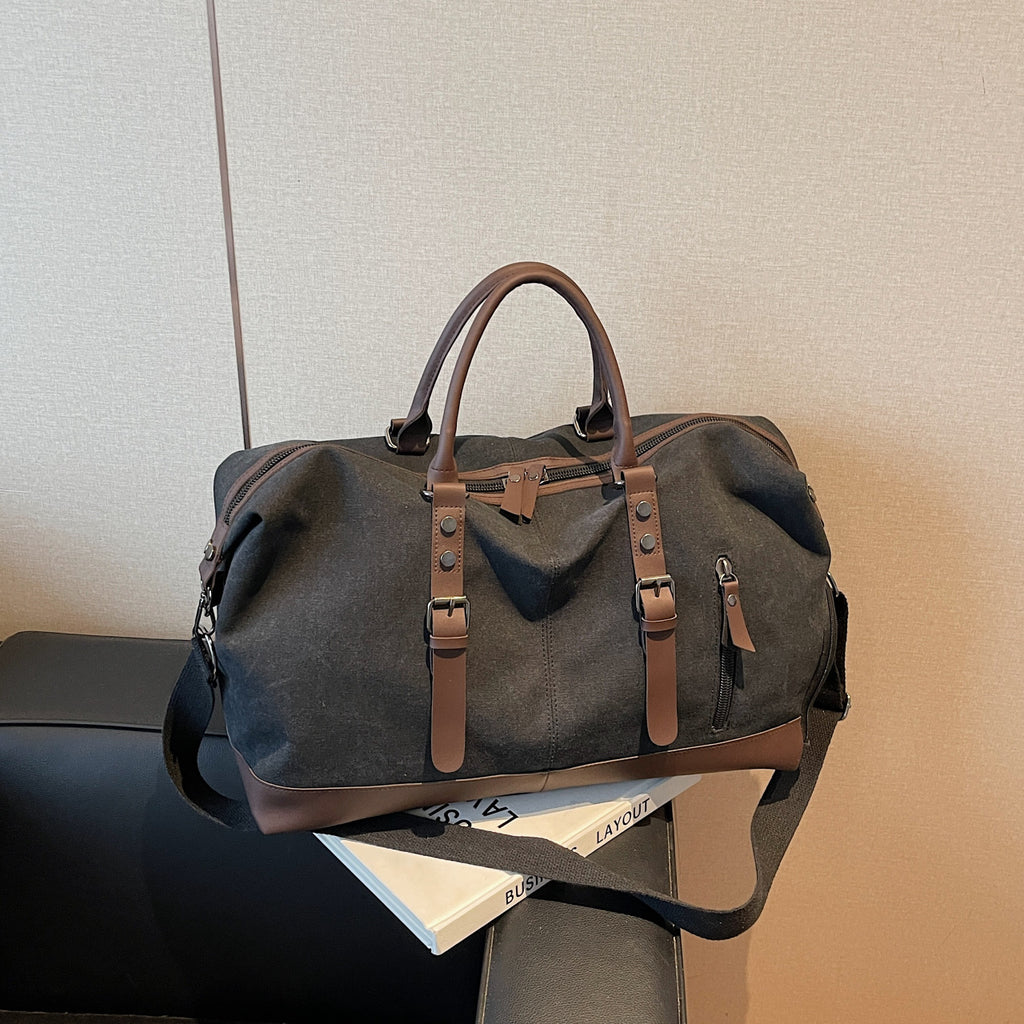 Reisetasche Schultertasche aus Canvas – Bild 8 | LuxeStyle