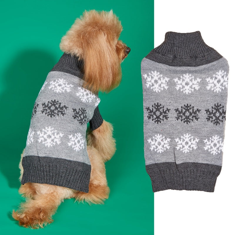 Hundepullover Snowflake für Herbst und Winter – Bild 5 | LuxeStyle