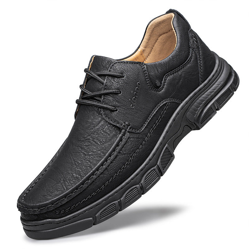 Herren-Sneaker aus Kunstleder mit Schnürung – Bild 3 | LuxeStyle