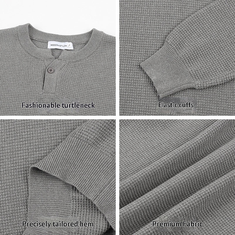 Herren Rollkragen Strickpullover