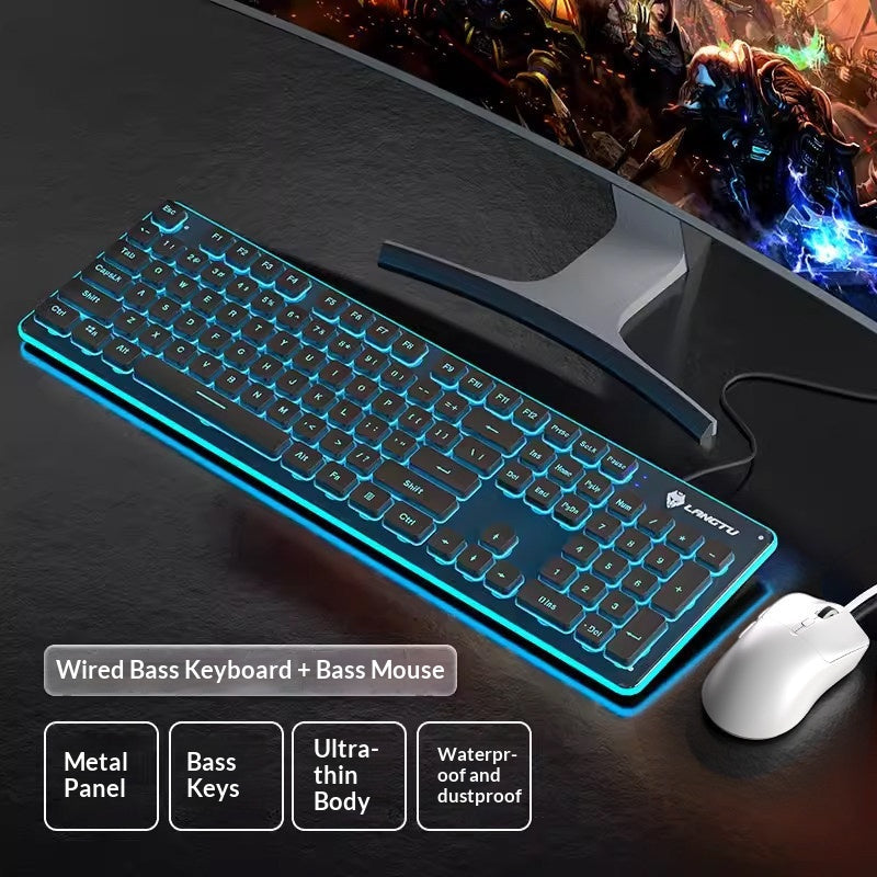 Hintergrundbeleuchtete Tastatur