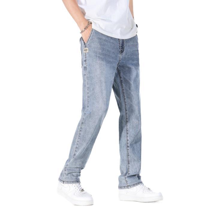 Dünne, lockere Business-Jeans für Herren