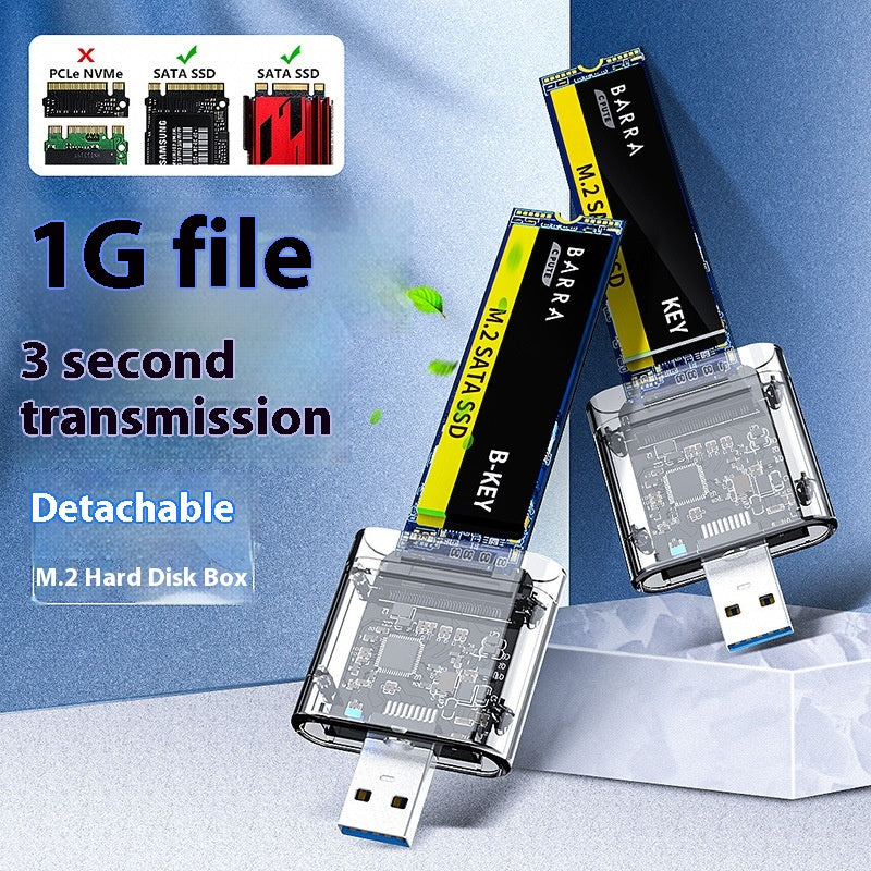 USB-Festplattengehäuse transparent