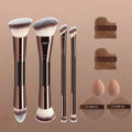 Kaffeebraune Make-up-Pinsel