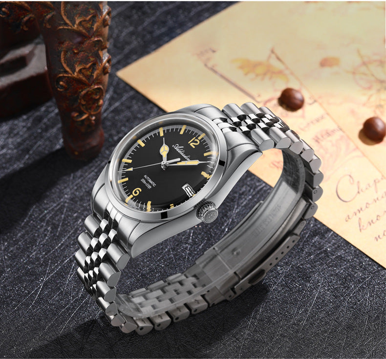 Automatische mechanische Armbanduhr aus 316L Edelstahl – Bild 2 | LuxeStyle