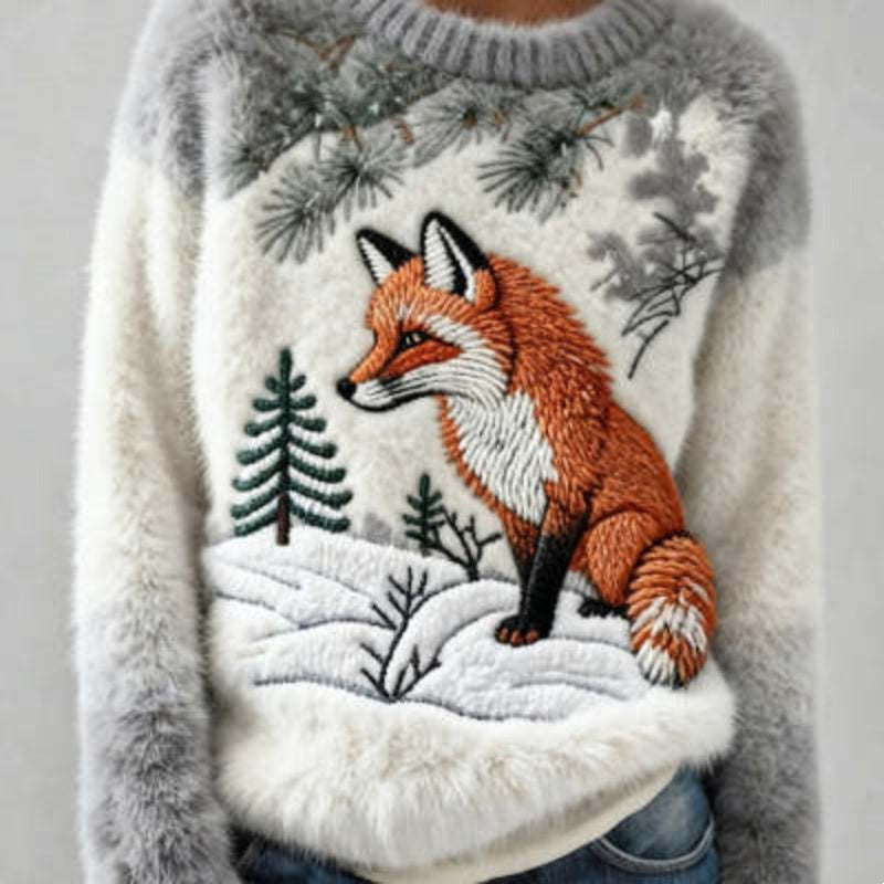 Weihnachts-Hoodie mit 3D-Digitaldruck für Damen