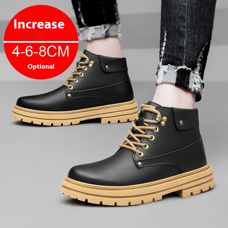 Worker-Boots Herren Sneaker mit verstecktem Aufzugsystem – Bild 10 | LuxeStyle