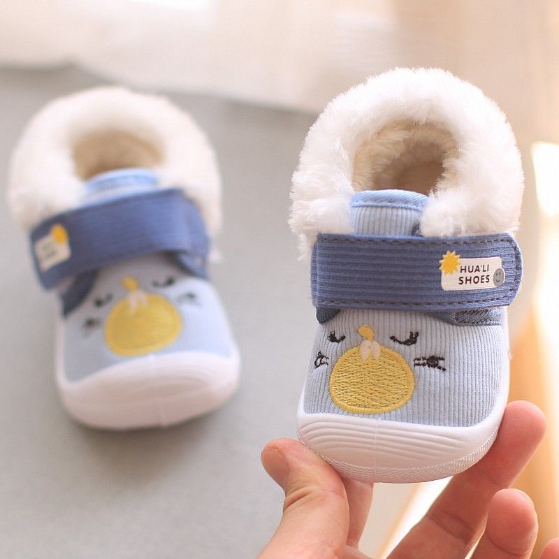 Weisse Baby Quietschschuhe mit weicher Sohle für Frühling/Herbst