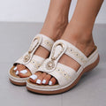 Sandalen mit Strass-Stickerei – Bild 18 | LuxeStyle