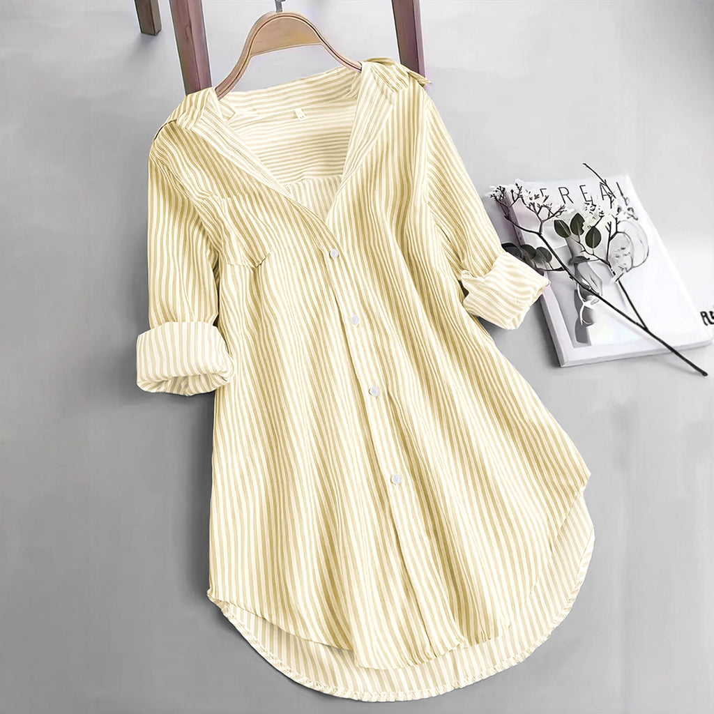 Klassisches Langarmshirt mit Streifen