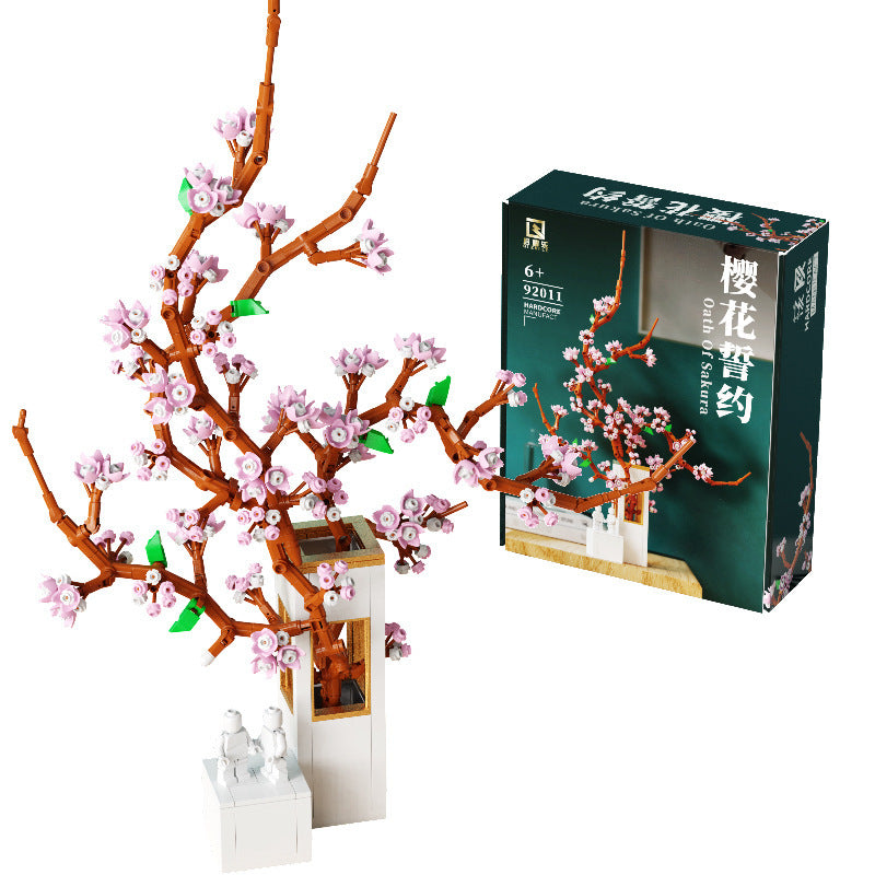 Kirschblüten-Bonsai mit Figuren – Bild 4 | LuxeStyle