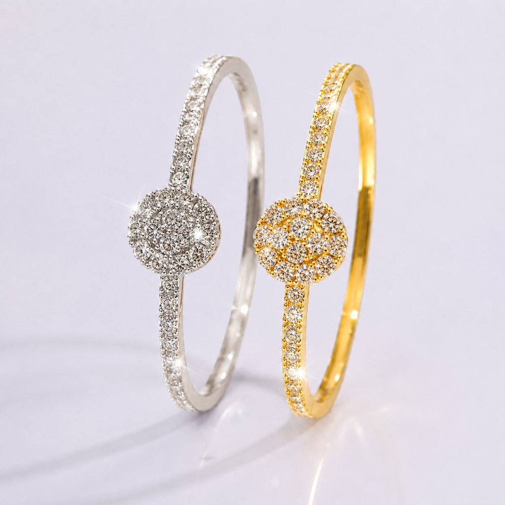 Minimalistisches Armband mit Strass