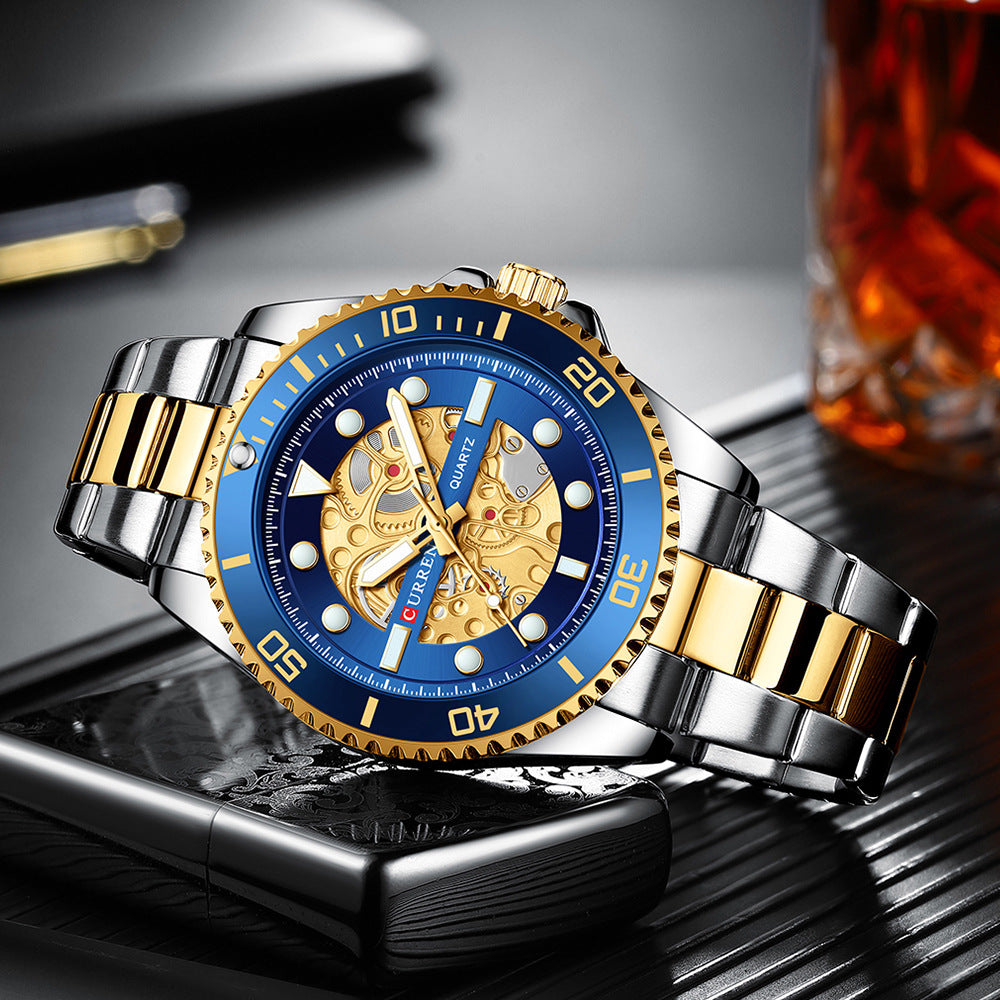 Herren-Armbanduhr Quarz wasserdicht