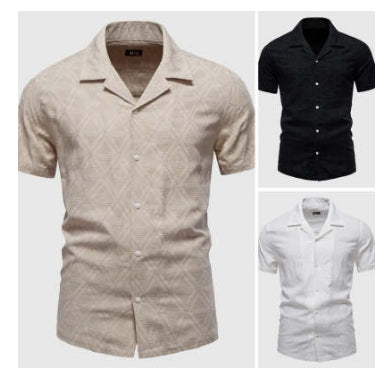 Jacquard Karohemd für Herren – klassisches Casual-Shirt | LuxeStyle