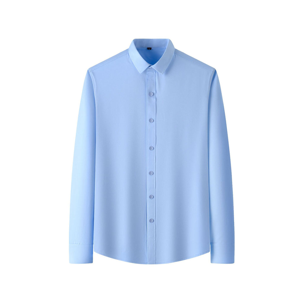 Herren Langarmhemd mit Elasthan – Bild 5 | LuxeStyle