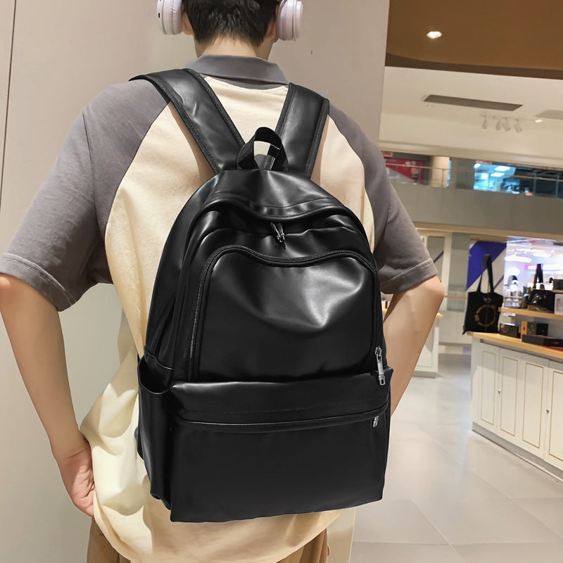PU Leder Rucksack für Studierende