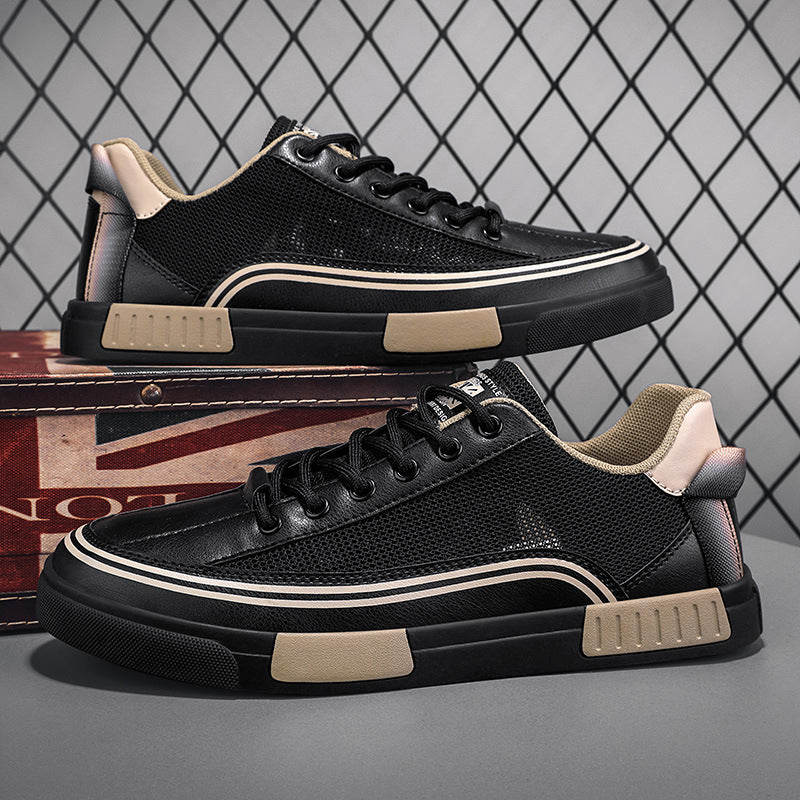 Herren-Sneaker mit Farbblock und Netzstoff – Bild 12 | LuxeStyle