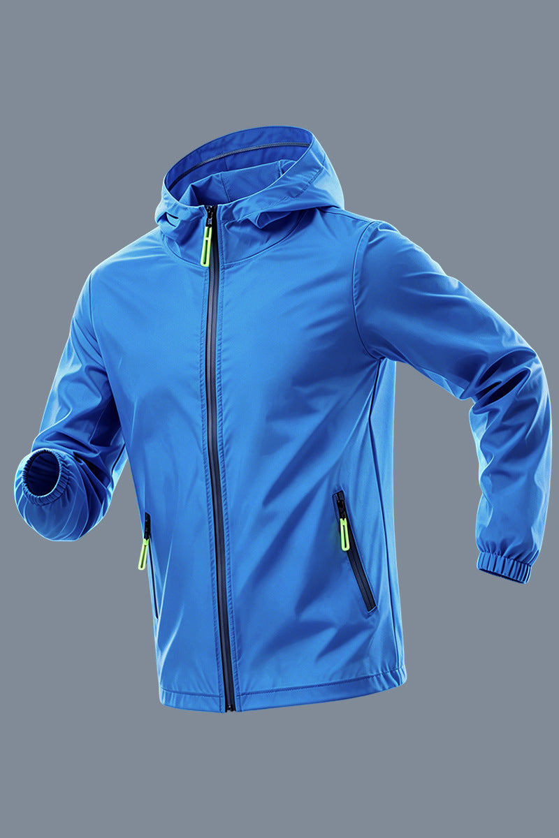 Leichte Outdoor Kapuzenjacke für Herren