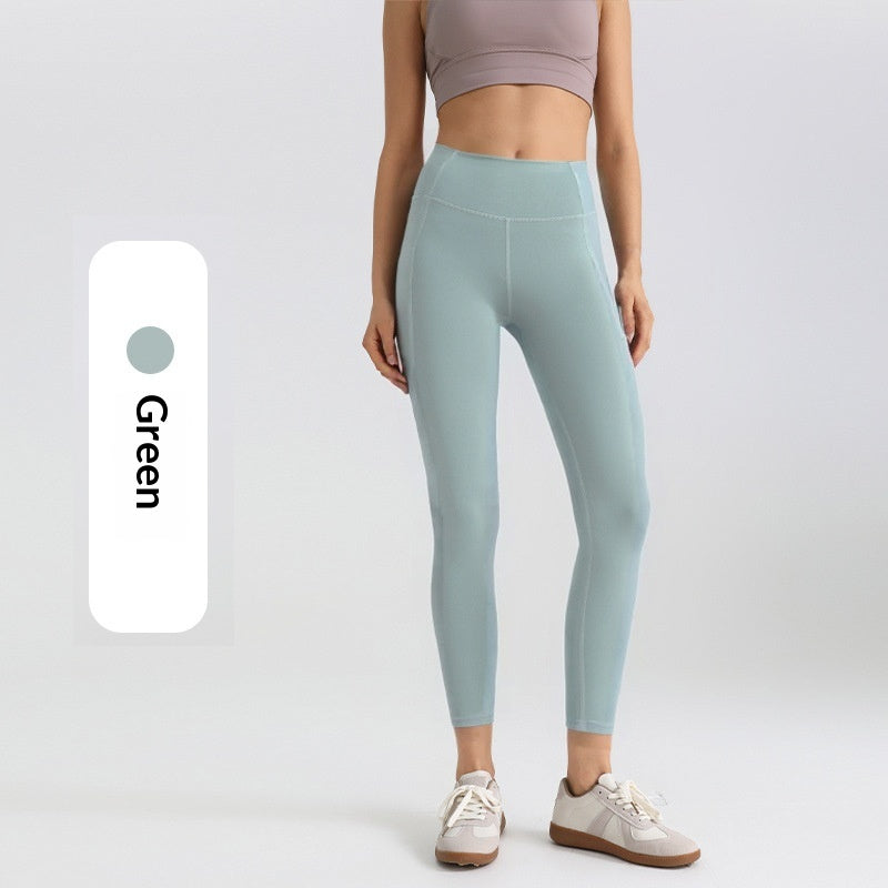 Sport Leggings mit Mesh und Seitentaschen