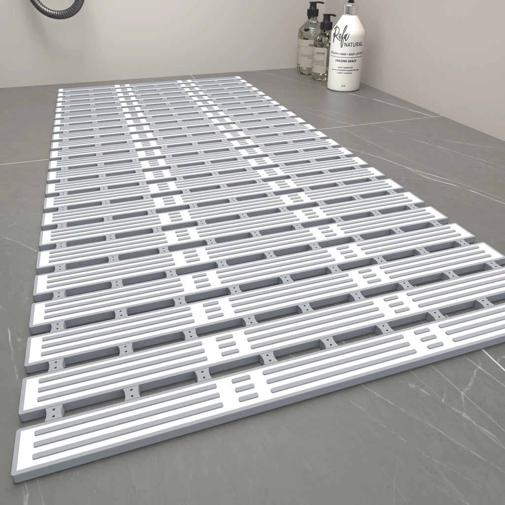 Bambus-Drainagematte für Bad – rutschfest – Bild 8 | LuxeStyle