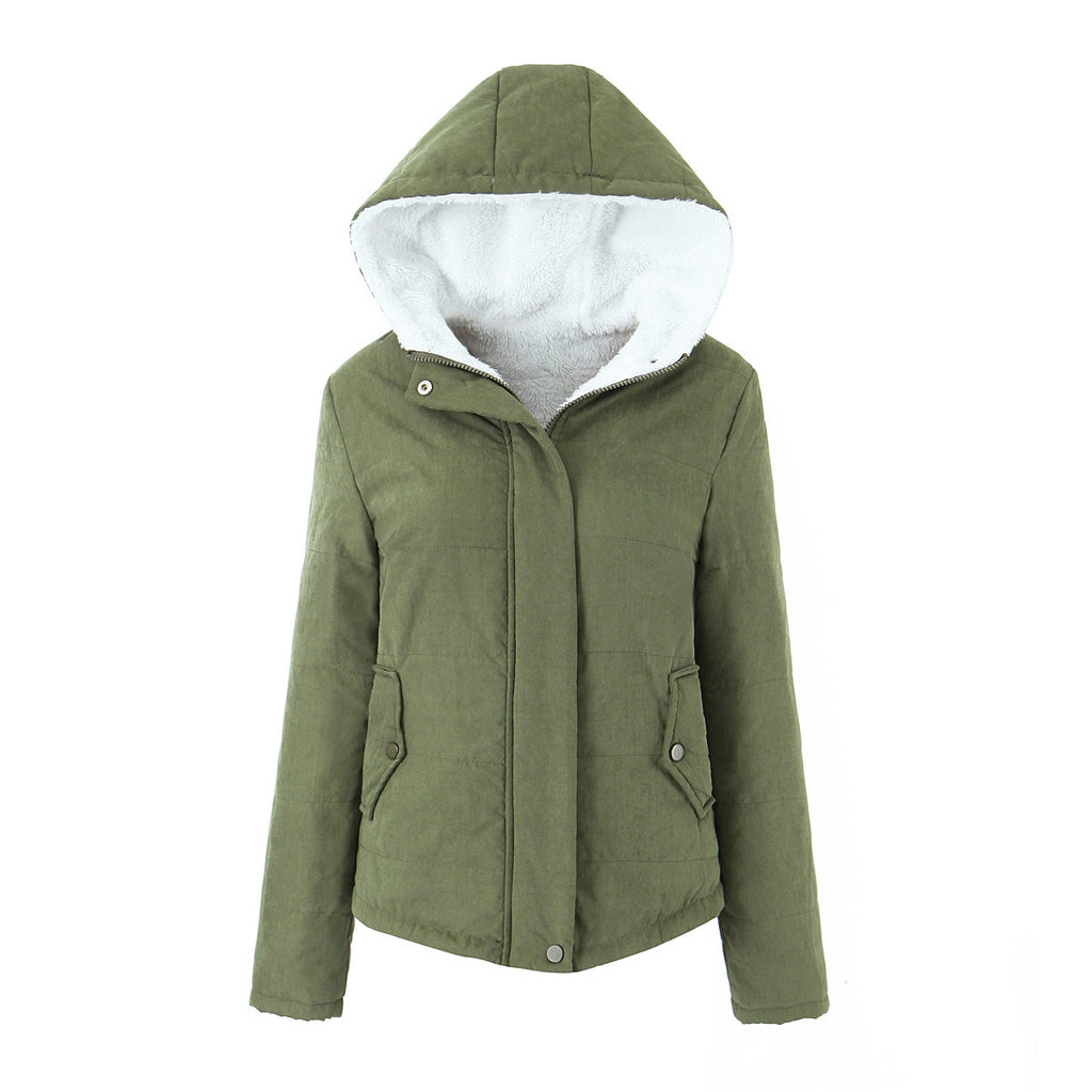 Gefütterte Kapuzenjacke für Damen