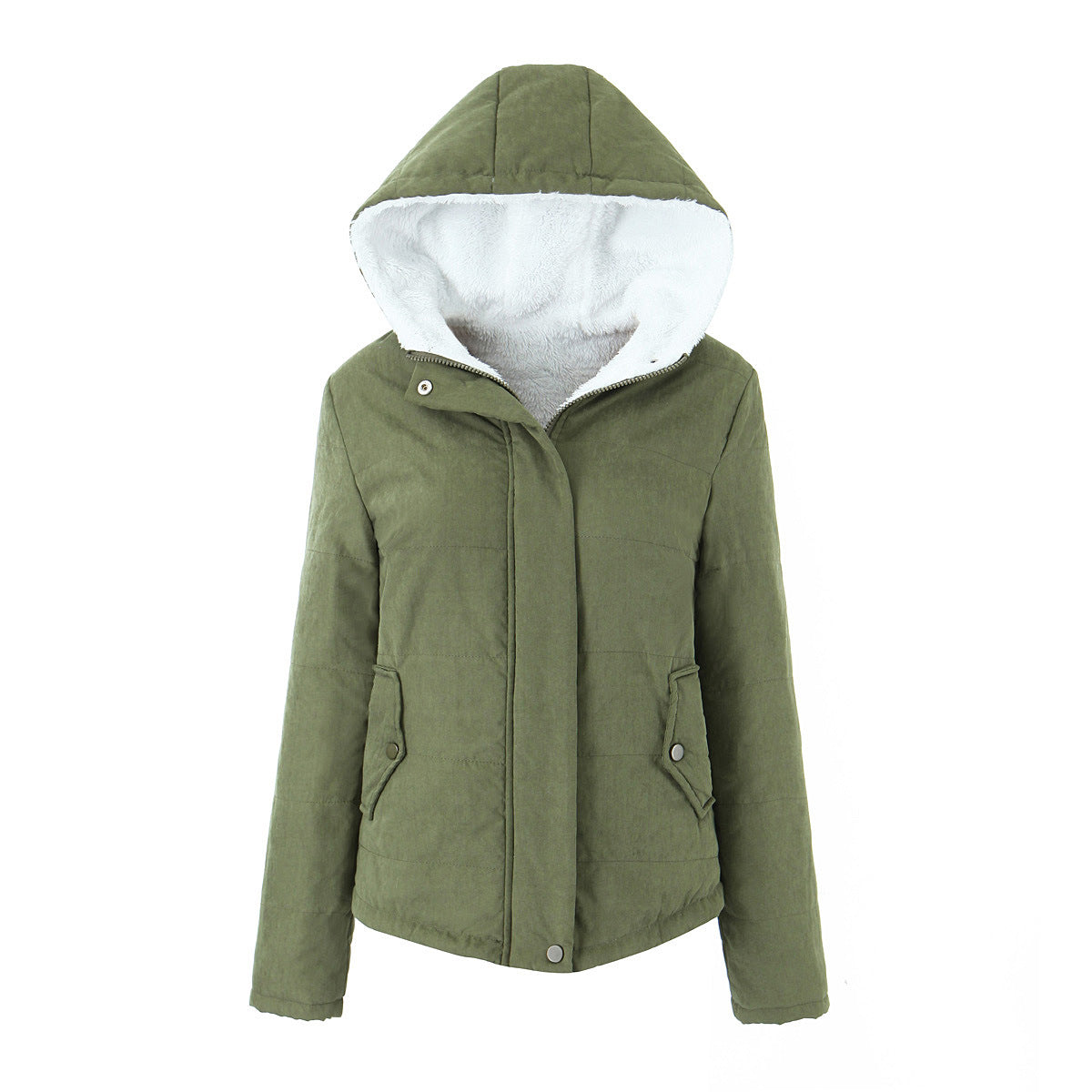 Gefütterte Kapuzenjacke für Damen
