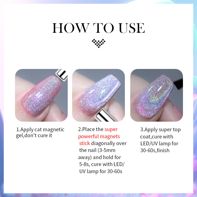 Regenbogen-Katzenauge-Gel-Lack – Bild 3 | LuxeStyle