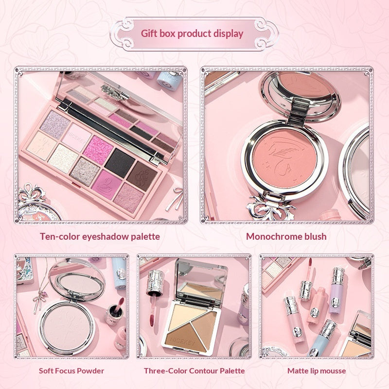 Make-up Set mit Rouge, Lippenstift und Zubehör – Bild 4 | LuxeStyle
