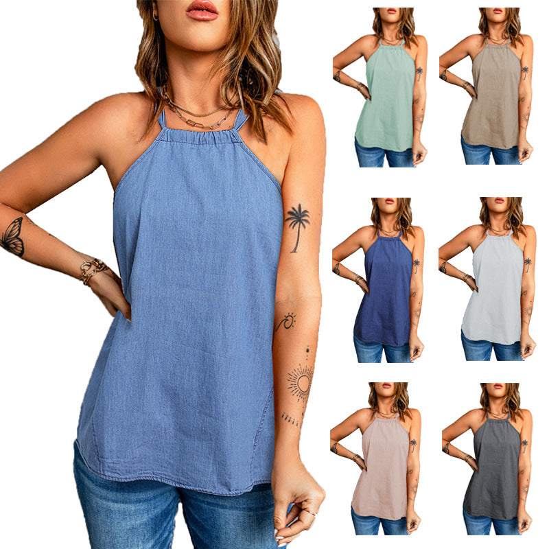 Casual Halter Top für Damen