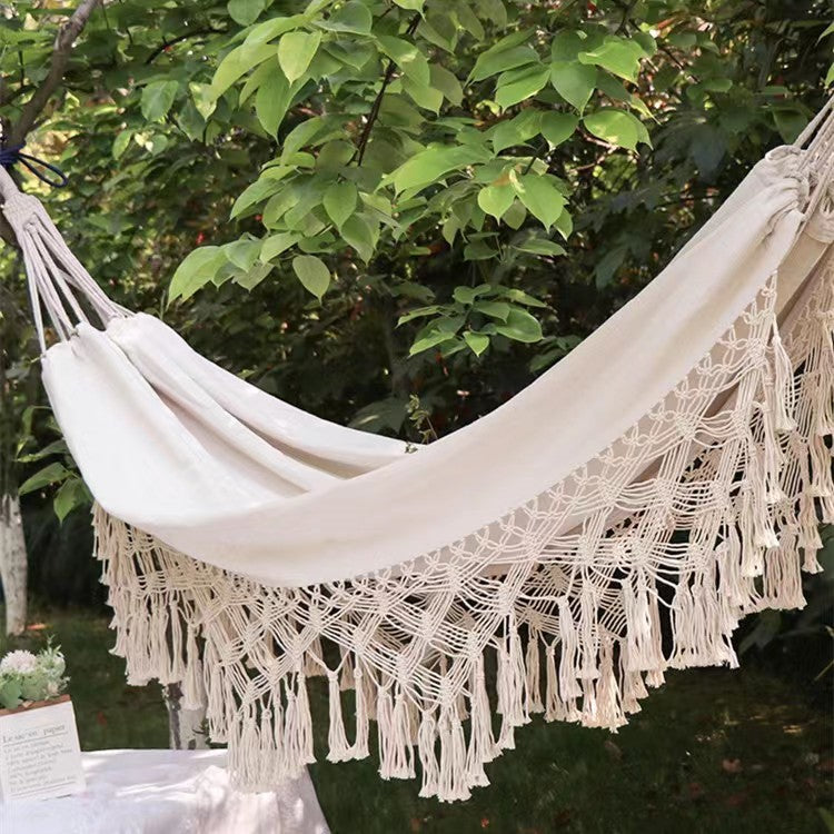 Bohemian Hängematte mit Quasten