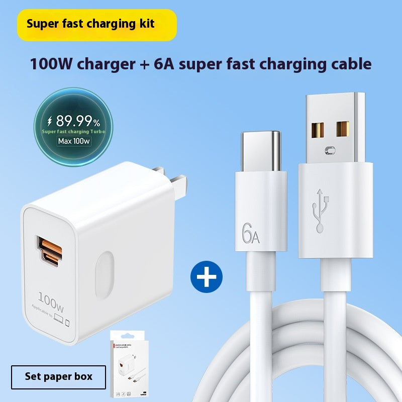 Super Fast Charging Set mit 100W Dual-Port