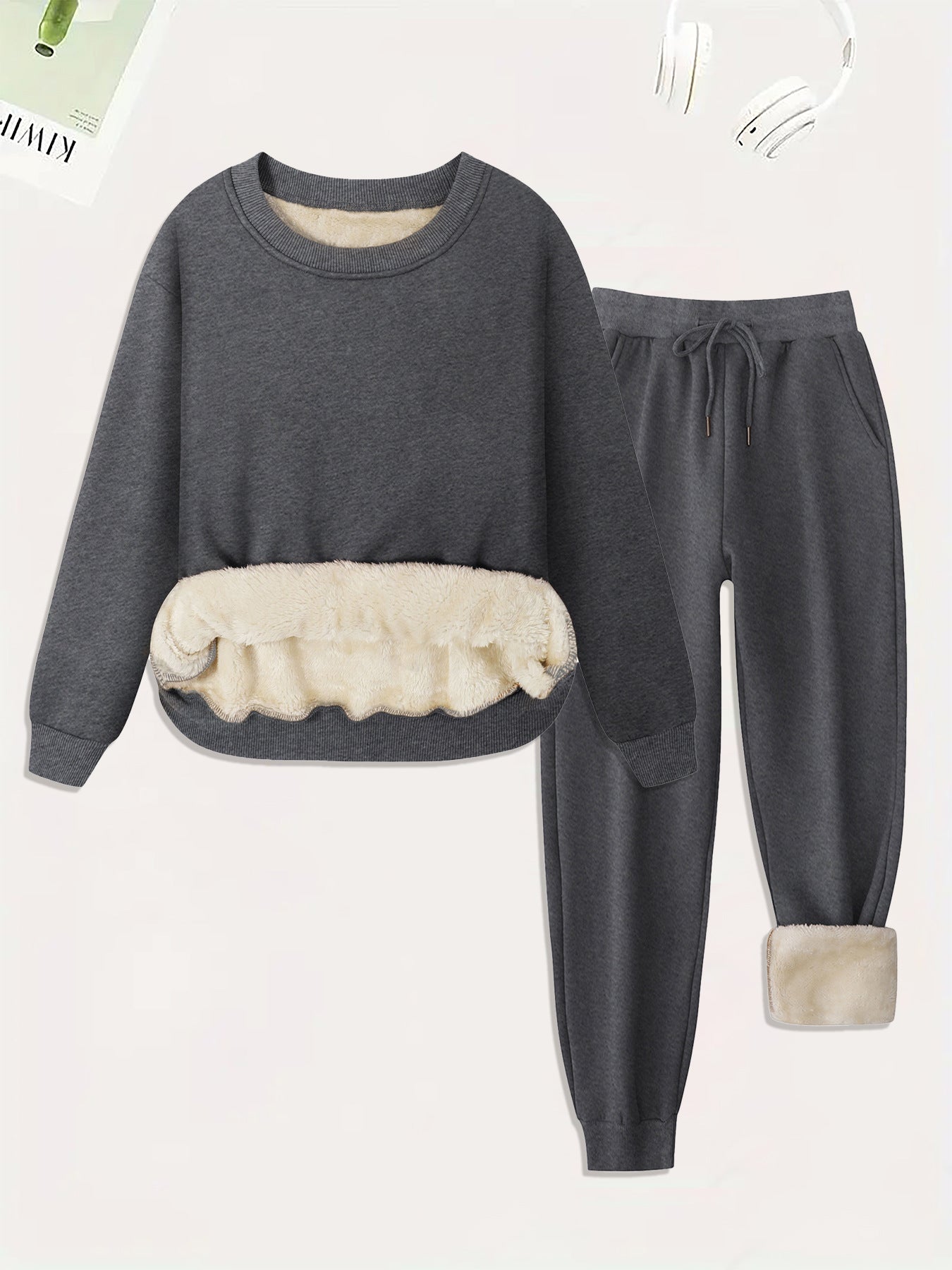 Lammwoll-Pulli-Set