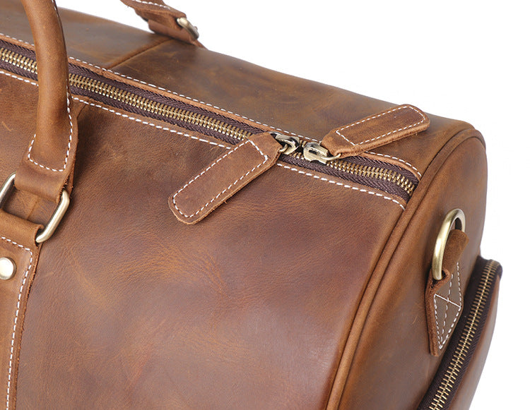 Retro Leder Reisetasche – Bild 2 | LuxeStyle