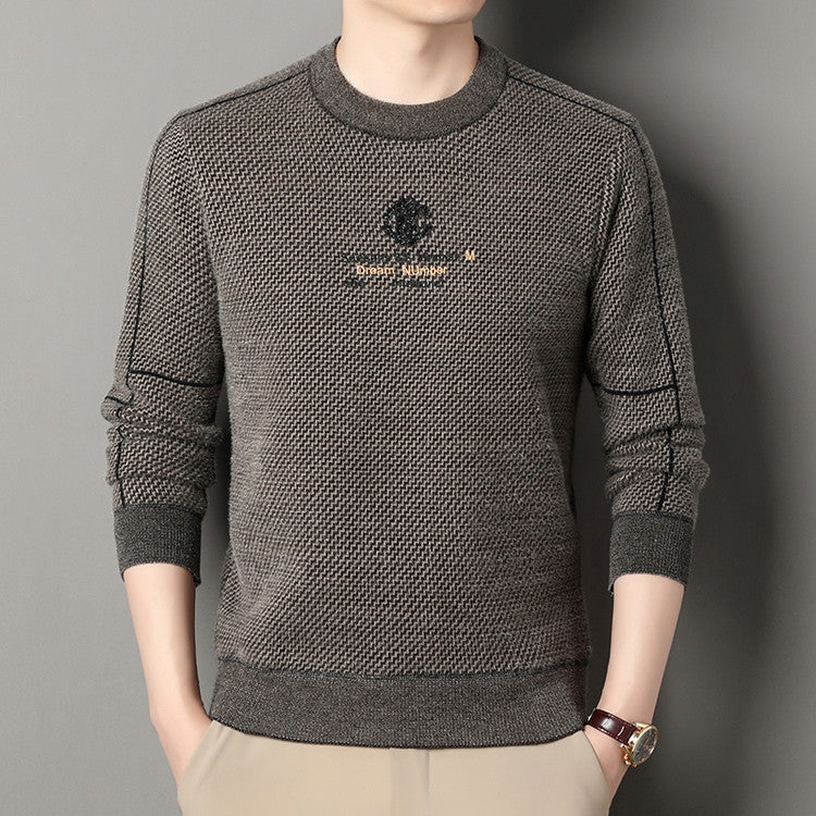 Warmes Strickpullover-Sweatshirt