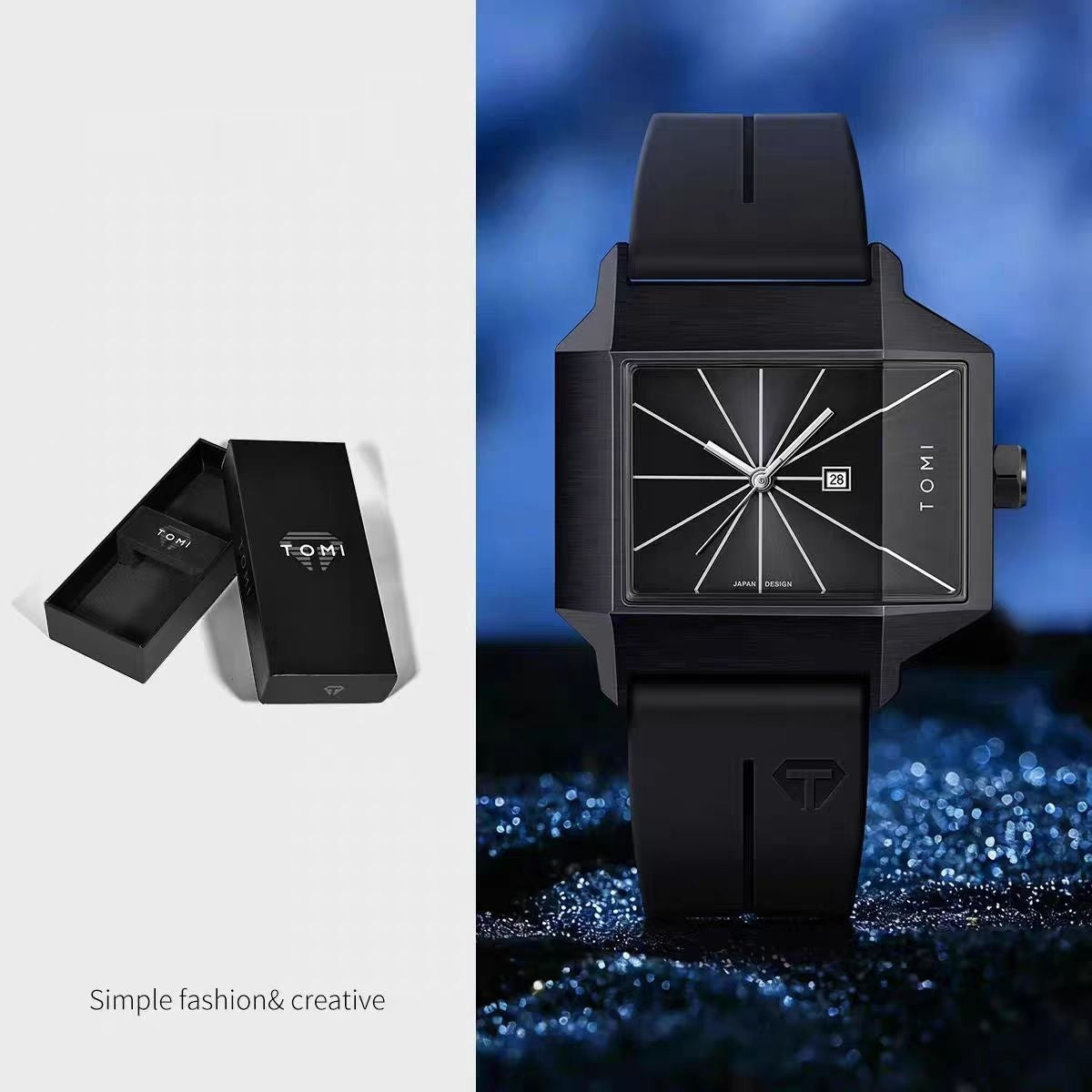 Armbanduhr «Rettangolo» – Rechteckig, Unisex