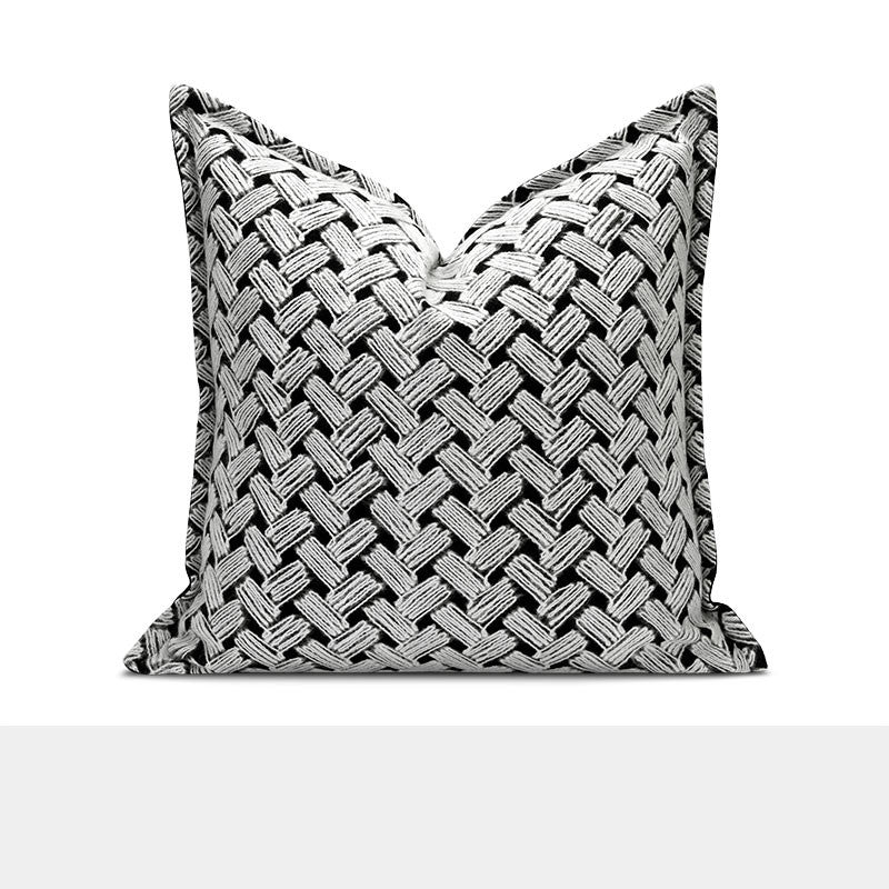 Modernes Kissenbezug-Set, Rot-Weiss – Bild 11 | LuxeStyle