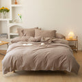 Garnfärbenes Baumwoll-Bettwäsche-Set – Bild 1 | LuxeStyle