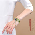 Armband und Halskette mit drei Kreisen – Bild 1 | LuxeStyle