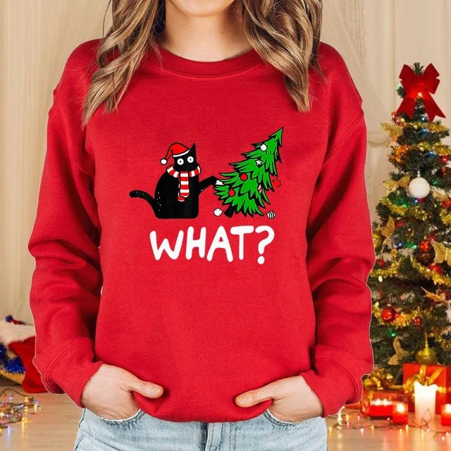 Weihnachtskatze Pullover