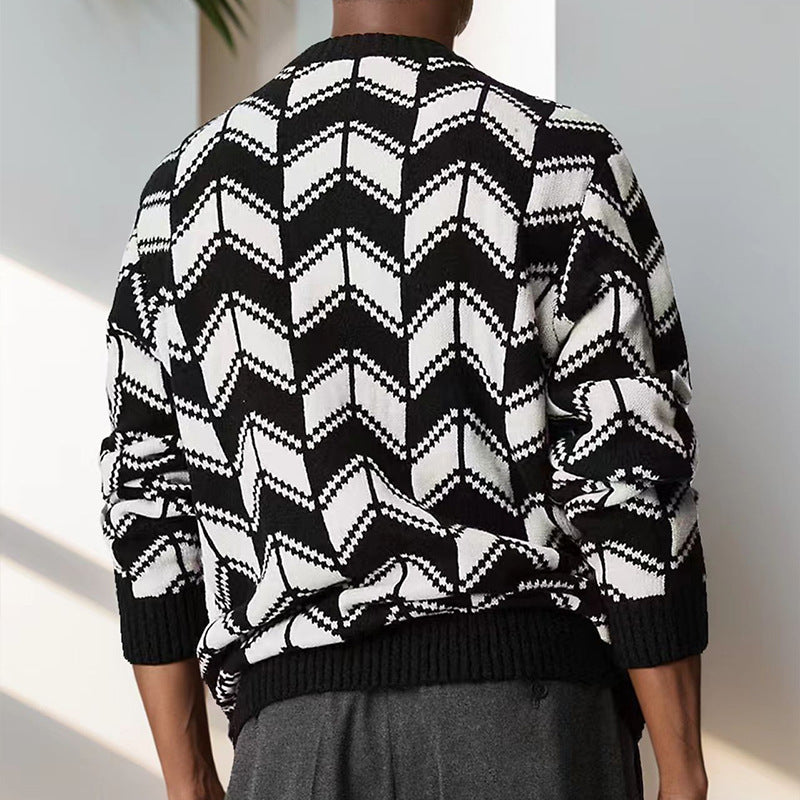 Schwarzes StrickOberteil