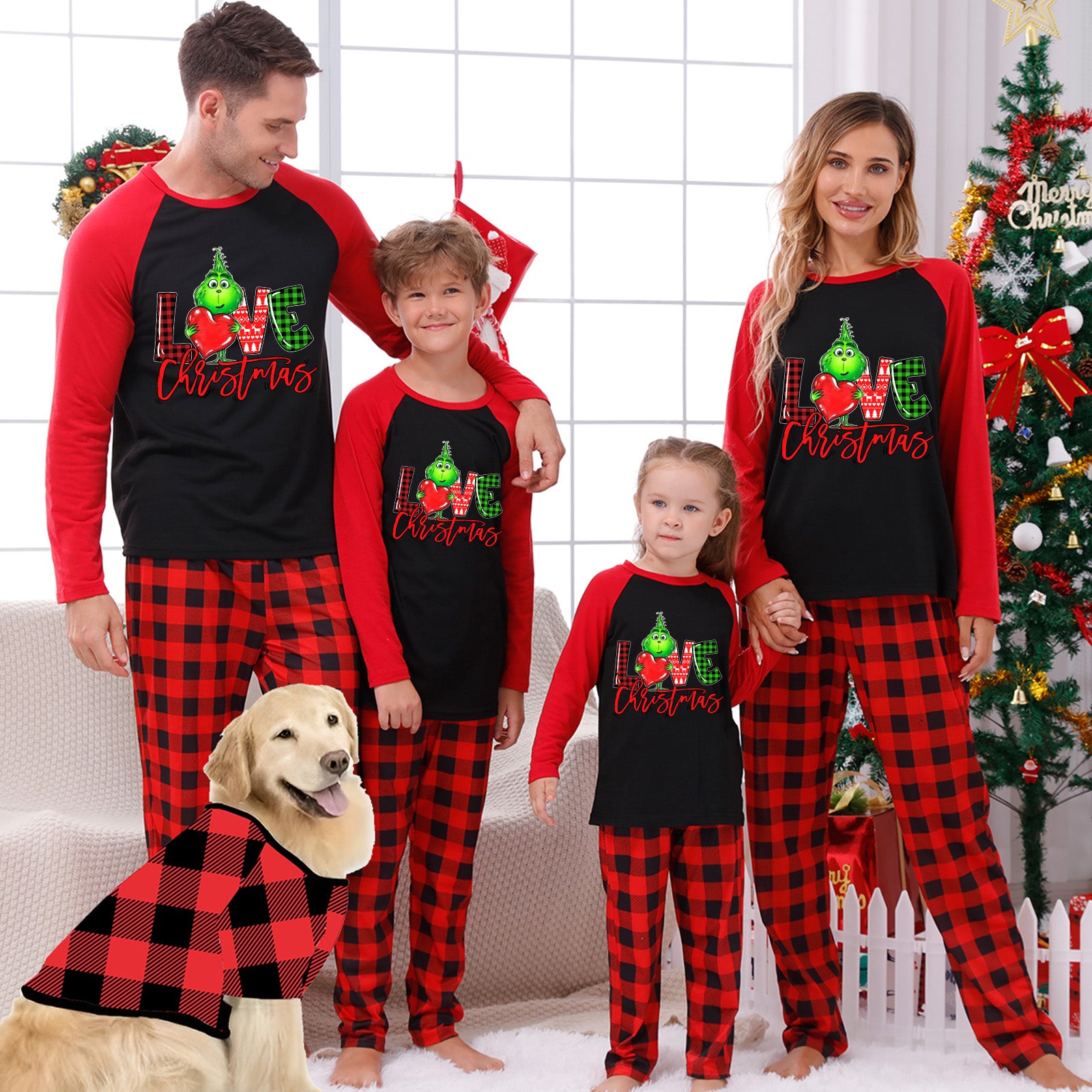 Weihnachts-Pyjama-Set für die ganze Familie