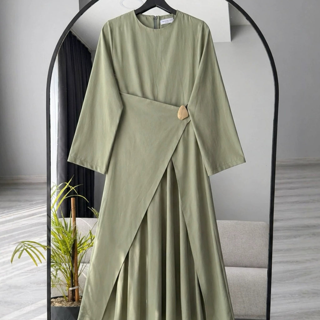 Langärmliges Kleid – Bild 3 | LuxeStyle