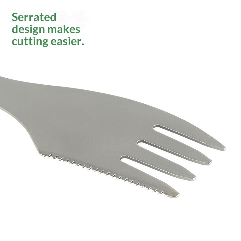 Titan-Besteck-Set 3-in-1, Grau