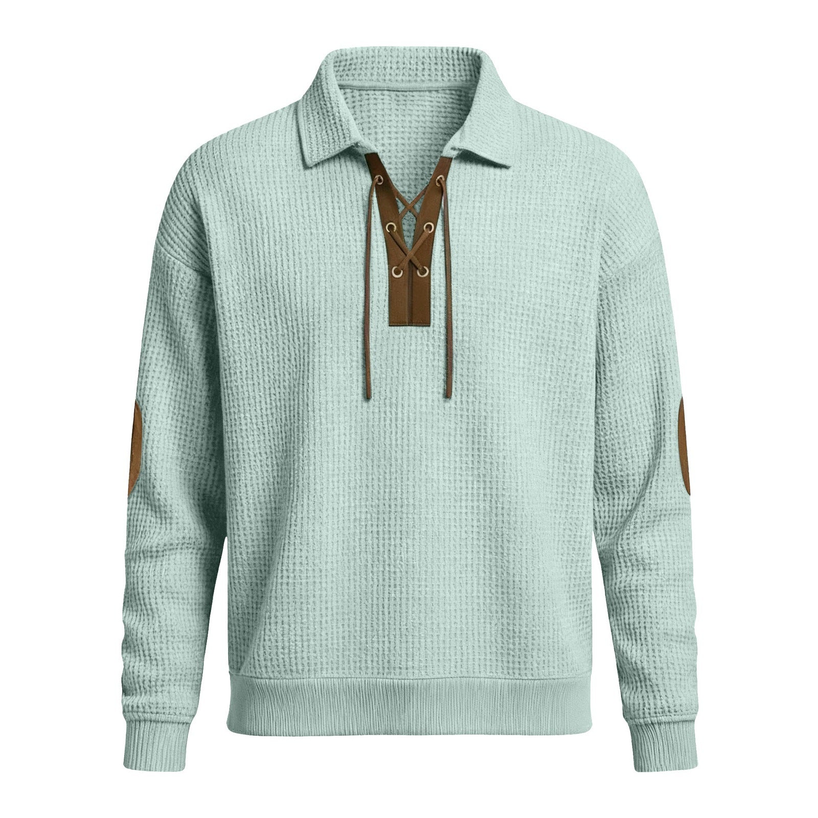 Herren Langarm-Sweatshirt, Unifarben