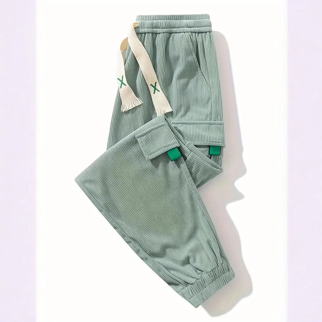 Cordschnurhosen für Herren, plus Grösse