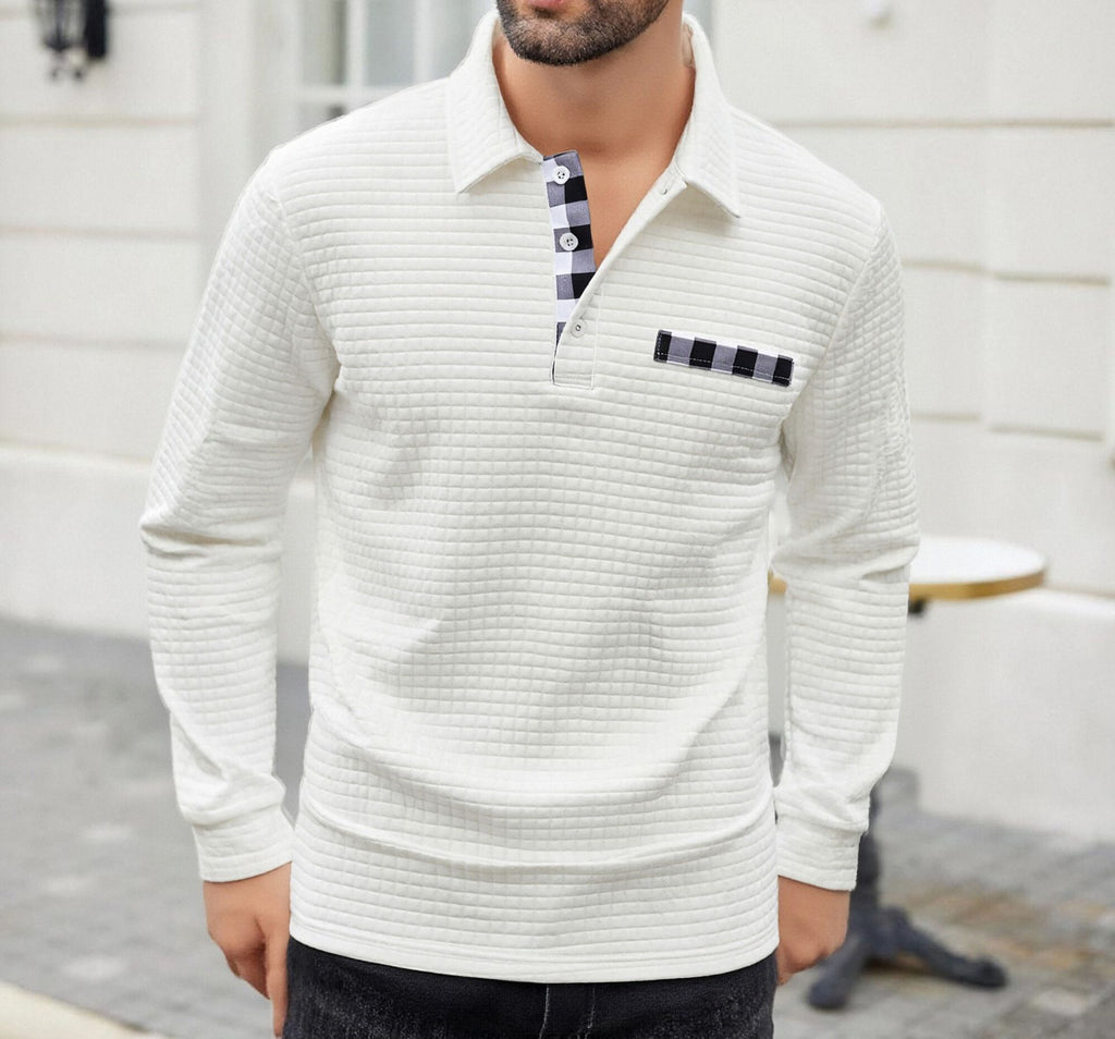 Polo Langarm-Button-Down-Shirt – Bild 2 | LuxeStyle