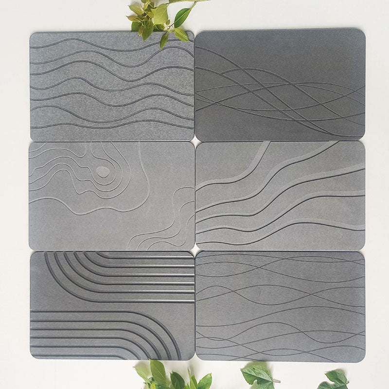Wasseraufnehmender Kieselgur-Bodenmatte für Badezimmer