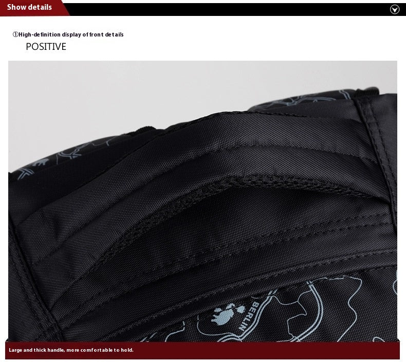 Grosses Reise-Backpack mit Doppelriemen – Bild 4 | LuxeStyle