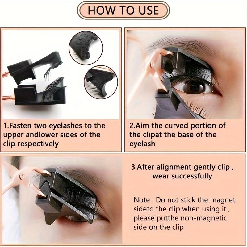 Magnetische Wimpern für einfachen Look